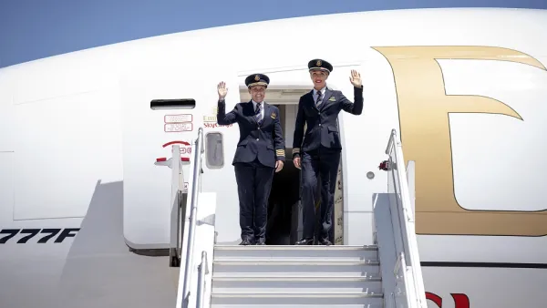 Emirates All Women Flight Deck Crew operate freighter flight across six cities ahead of International Womens Day