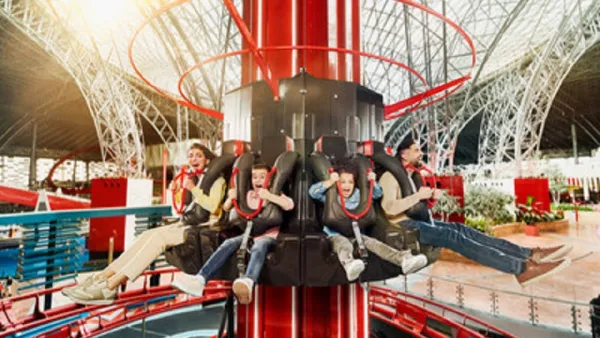 The Family Zone will include four miniature versions of the theme park's most iconic attractions