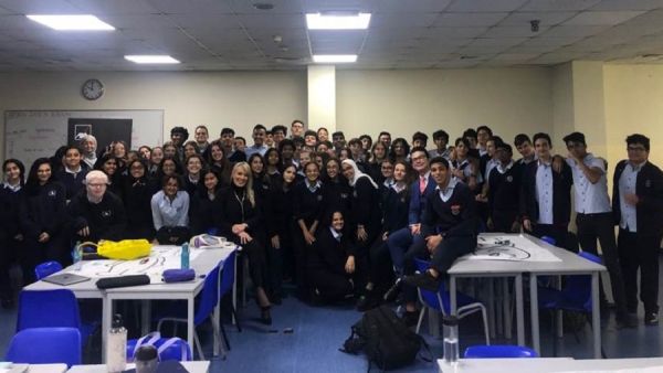 During the event AXA Gulf and Emirates International School Meadows (EISM) Host Exclusive Workshop to Prepare Students for the Job Market