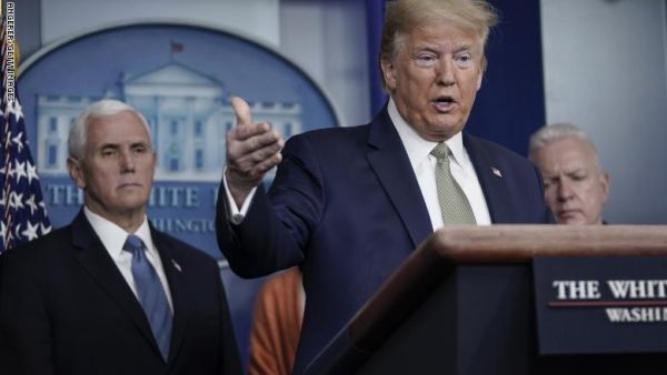 الرئيس الامريكي دونالد ترامب