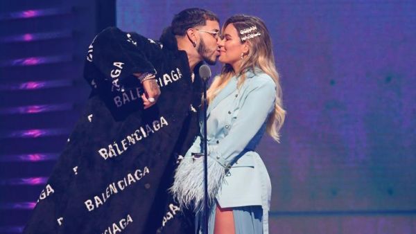Karol G, Anuel AA. (AFP/File)