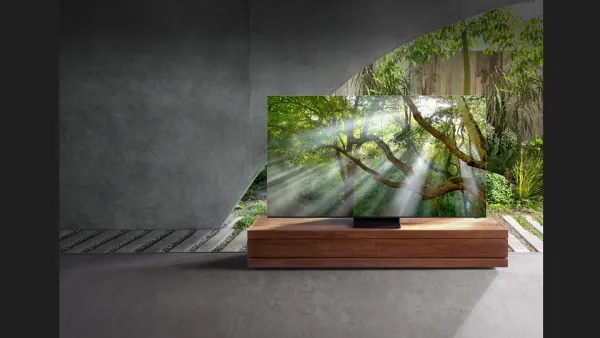 Q950TS QLED 8K TV combines premium design, sophisticated picture quality and reinvigorating sound with Artificial Intelligence  