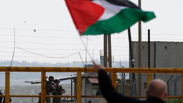 Israel holds around 5,700 Palestinian prisoners, 44 women and 200 children. (AFP/File)