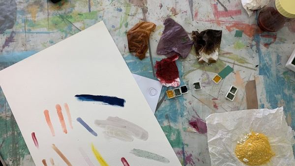 Drawing, painting and colouring is proven to have a positive effect on mental well-being. 