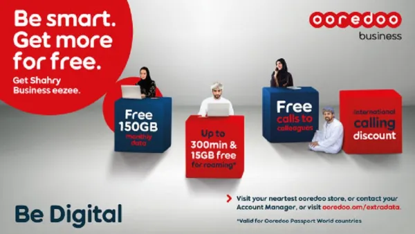 To sign up for this fantastic offer, existing users can contact their assigned Account Manager or connect with one of Ooredoo’s authorised partners. 