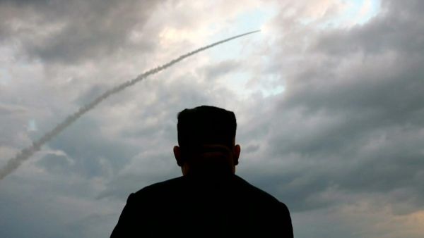 North Korean leader Kim Jong Un observes a previous missile test. More tests were carried out on Tuesday. Photo: AFP/KCTV