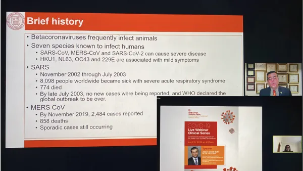 WCM-Q Launches Weekly COVID-19 Live Webinar Series