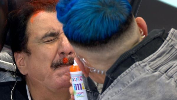 Ramez Galal Dyes Saudi Actor Hassan Assiri's Mustache Red in Ramez Majnon Rasmi | Episode 5