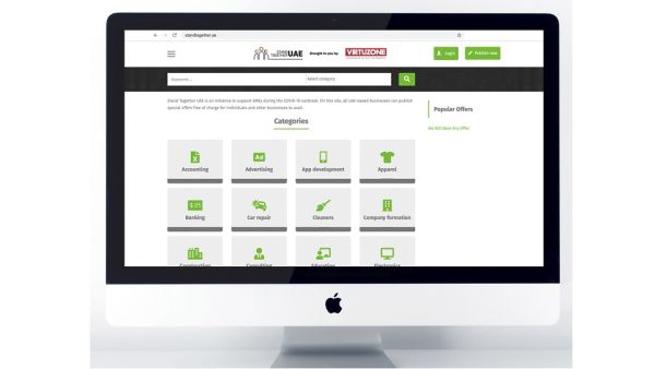 Stand Together UAE Virtuzone Launches Stand Together, the Free Online Marketplace to Support the UAE’s SMEs
