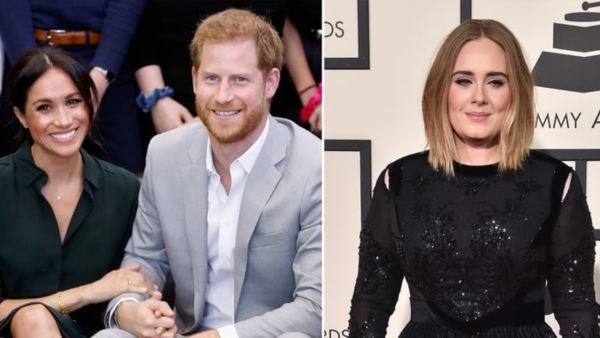 أديل والأمير هاري وميغان ماركل