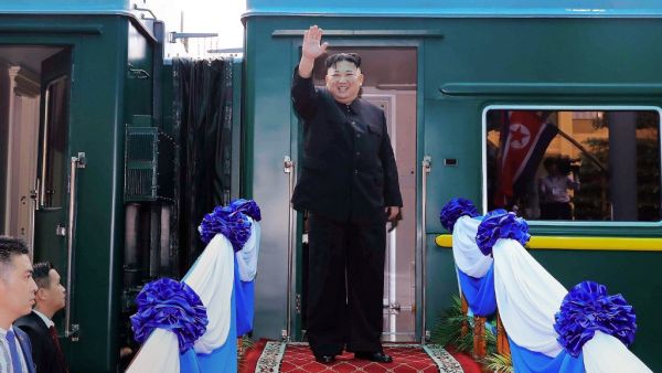 A train likely belonging to North Korean leader Kim Jong Un has been spotted at a resort town in the country's east, satellite photos reviewed by a US-based think tank showed on April 26, 2020, as speculation persists over his health. STR / Vietnam News Agency / AFP