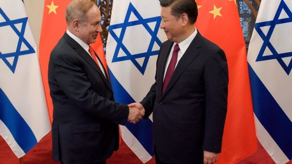 China's President Xi Jinping and Israel's Prime Minister Benjamin Netanyahu met in late 2018. Photo: AFP