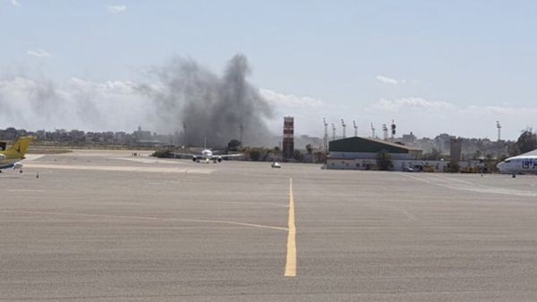 مطار معيتيقة في العاصمة الليبية طرابلس