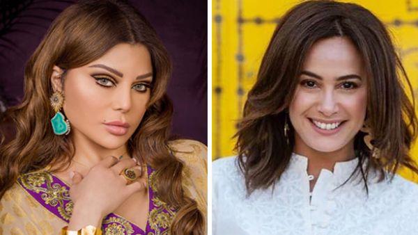هيفاء وهبي ونجوم آخرون في ضيافة هند صبري خلال برنامجها "مش مسلسل"