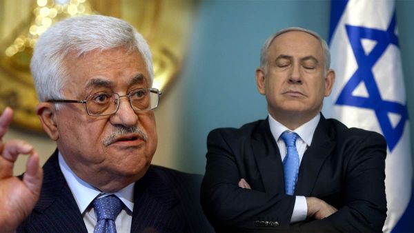 الرئيس الفلسطيني محمود عباس، ورئيس الوزراء الإسرائيلي بنيامين نتنياهو