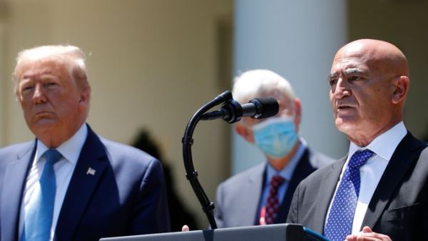 Arab-American scientist, Moncef Slaoui, will head Donald Trump's Covid-19 vaccine programme (Twitter)
