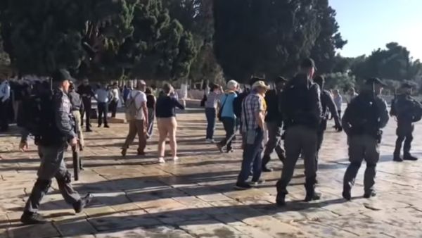 مستوطنون يهود في ساحات المسجد الأقصى/ أرشيفية