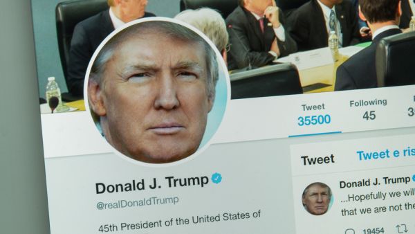 Donald Trump's twitter website page.(Shutterstock/ File Photo)
