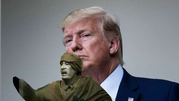 ترامب والقذافي