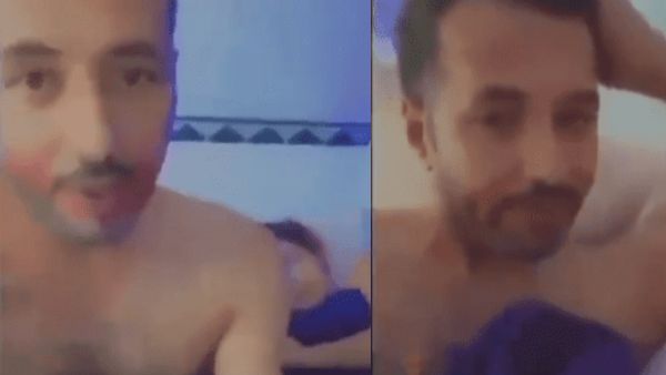 الكويتي مصعب الفيلكاوي بالسرير برفقة فتاة غريبة..فيديو فاضح!