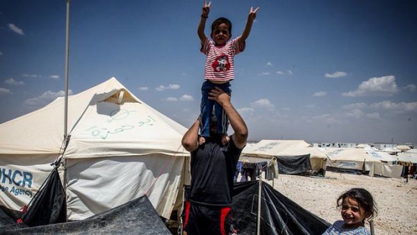  Zatari Syrian refugee camp Jordan (Twitter)