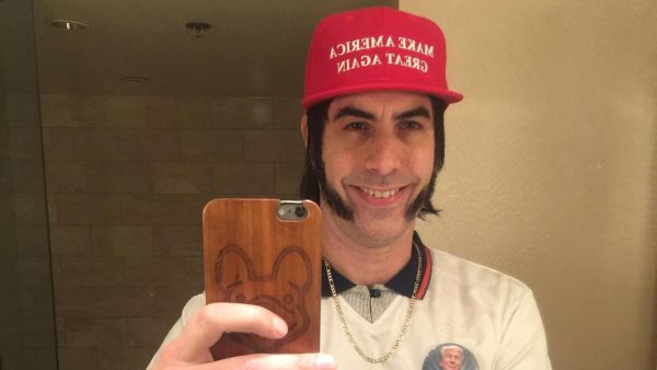 Moment Comedian Sacha Baron Cohen Pulls Racist Prank "Wuhan Flu" on Festival Goers