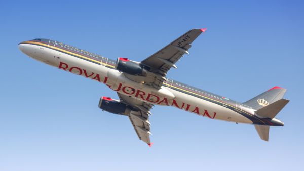 Royal Jordanian Airlines Airbus  (Shutterstock)	