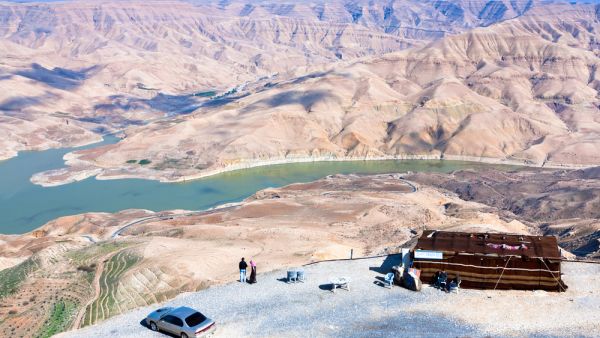 Wadi Al Mujib river and dam, Jordan  (Shutterstock)	