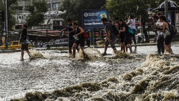 People injured in landslides in the villages of Yamac and Koprubas in Cayeli district were taken to the hospital. (AFP/File)