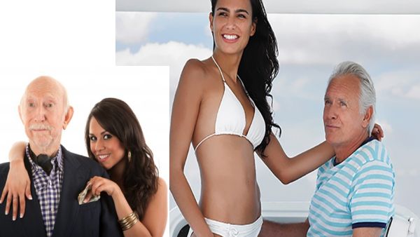 الجميلات والرجال الكبار في السن