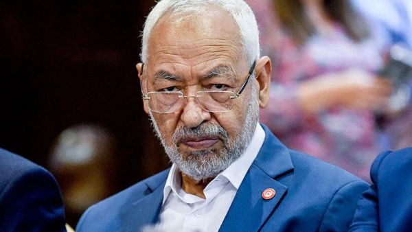 Tunisian Islamist Ennahdha party leader Rached Ghannouchi. (AFP/FETHI BELAID)