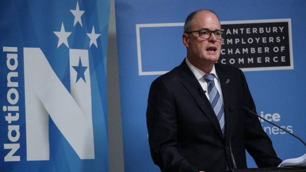 Todd Muller resigns as leader of the National Party. (Twitter)