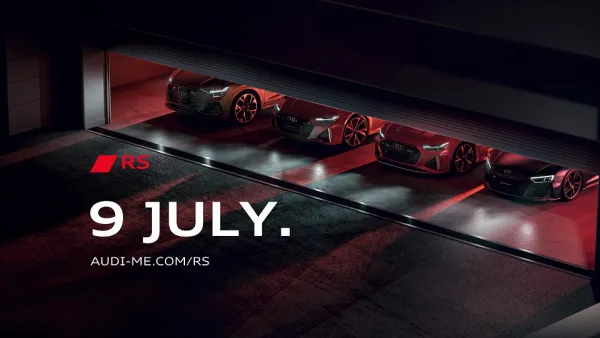 Audi Middle East Invite Customers and Fans to a Virtual Preview of the New RS6 Avant, RS 7, R8 and RS Q8