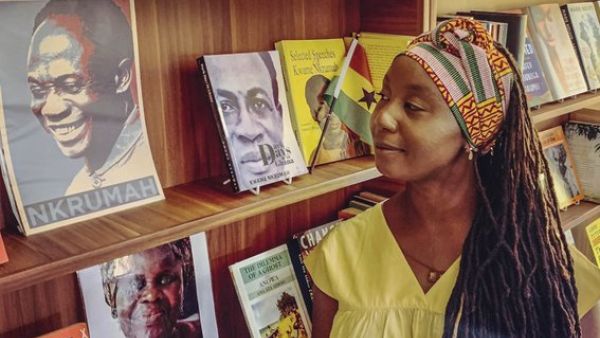 Sylvia Arthur founded the Library for Africa and the African Diaspora (Twitter)
