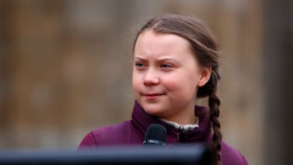 Swedish climate activist Greta Thunberg at a "Fridays for Future" demonstration. (Shutterstock/ File Photo)