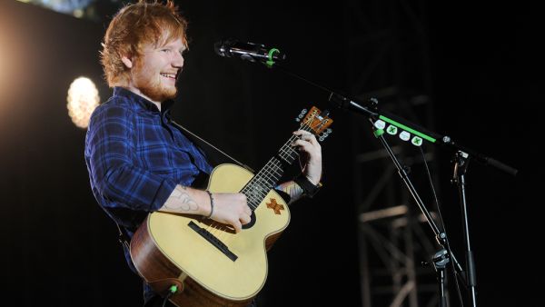 British singer Ed Sheeran during his performance in Prague, Czech republic. (Shutterstock/ File Photo)