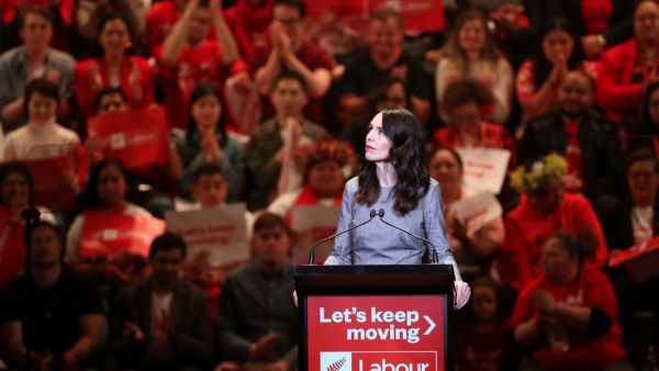 New Zealand's Prime Minister Jacinda Ardern attends the launch of the Labour Party's election campaign in Auckland on August 8, 2020, ahead of the country's general elections scheduled for September 19. MICHAEL BRADLEY / AFP