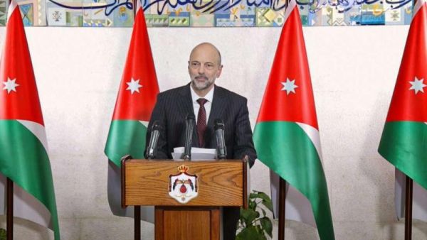 A file picture shows Jordanian Prime Minister Omar al-Razzaz delivering a speech in Amman. (AFP)