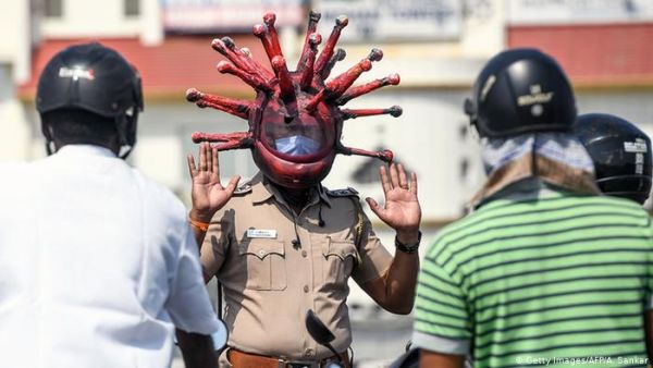 In India, two cricket players and 11 staff members in the Indian Premier League have tested positive for coronavirus. (AFP)