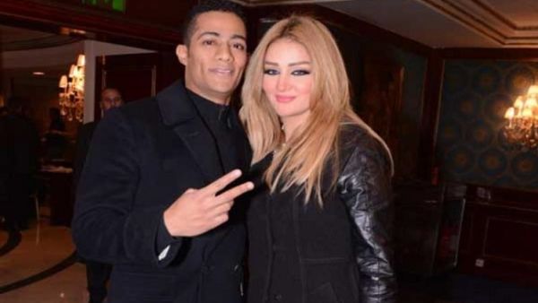 محمد رمضان وزوجته نسرين عبد الفتاح