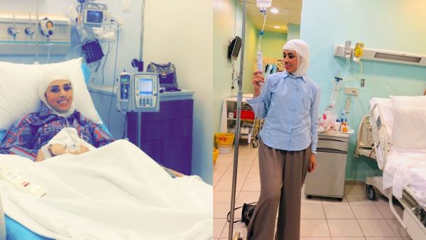 محاربة السرطان شيماء العيدي إلى المستشفى مجدداً بوضع حرج..صورة!