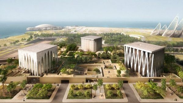 A mosque, synagogue and church  are being built in the same complex in Abu Dhabi (Twitter)