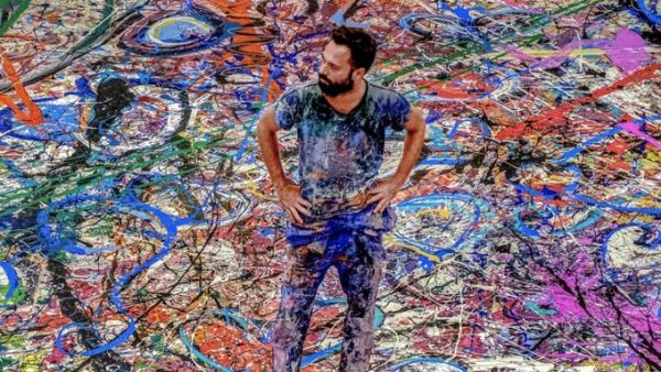 It is also set to enter the Guinness World Records for the largest canvas painting ever created in the world. (Twitter)