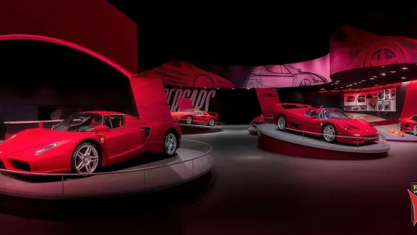Ferrari World Abu Dhabi Hypercars exhibition