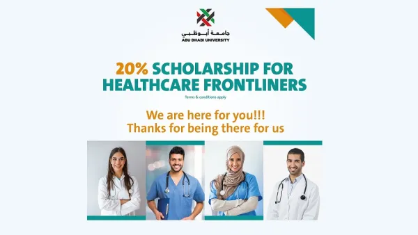 Abu Dhabi University Introduces a 20% Discount for Healthcare Heroes and Their Families