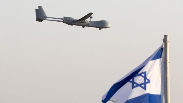 Israeli drone violated Lebanon’s airspace in the southern border area near Israel. (AFP/File Photo)