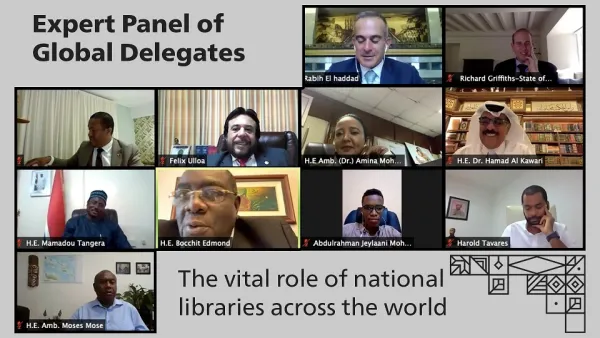 Qatar National Library and UNITAR Host Virtual Forum on Cultural Diplomacy and the Role of National Libraries in Developing Nations