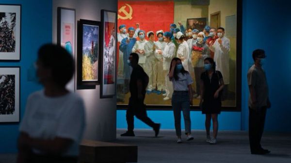 National Museum of China's "Unity of Strength" (Twitter)