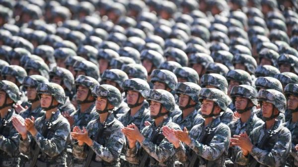 The first white paper since 2012 gives rare insight into the world's largest army and Beijing's military ambitions (AFP Photo/STR)