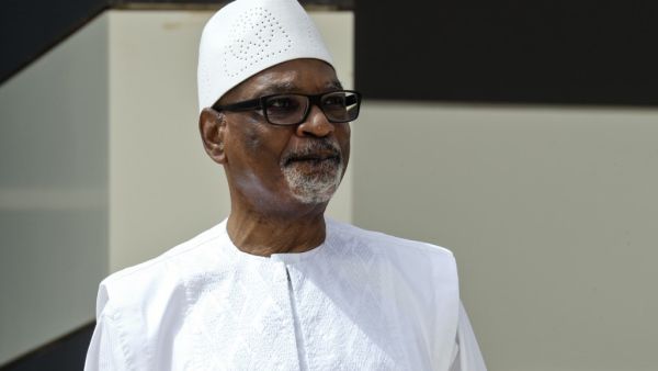 In this file photo taken on June 30, 2020 Mali President Ibrahim Boubacar Keita poses during the G5 Sahel summit in Nouakchott. Ibrahim Boubacar Keita, ousted as president of Mali last month in a military coup, has flown to the United Arab Emirates for medical treatment, the new junta said on September 5, 2020. Family and airport sources confirmed that Keita, who left hospital on September 3, 2020 after treatment for a mini-stroke, had flown out of the country on September 5, 2020.  Ludovic MARIN / POOL / A